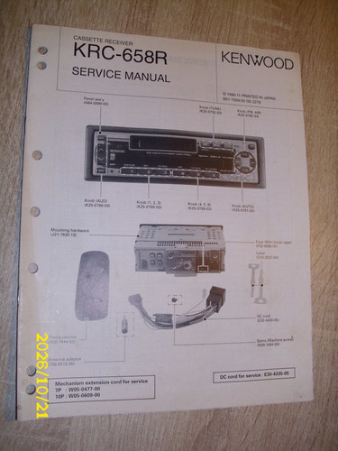 Kenwood krc 658 car - kenwood, stereo